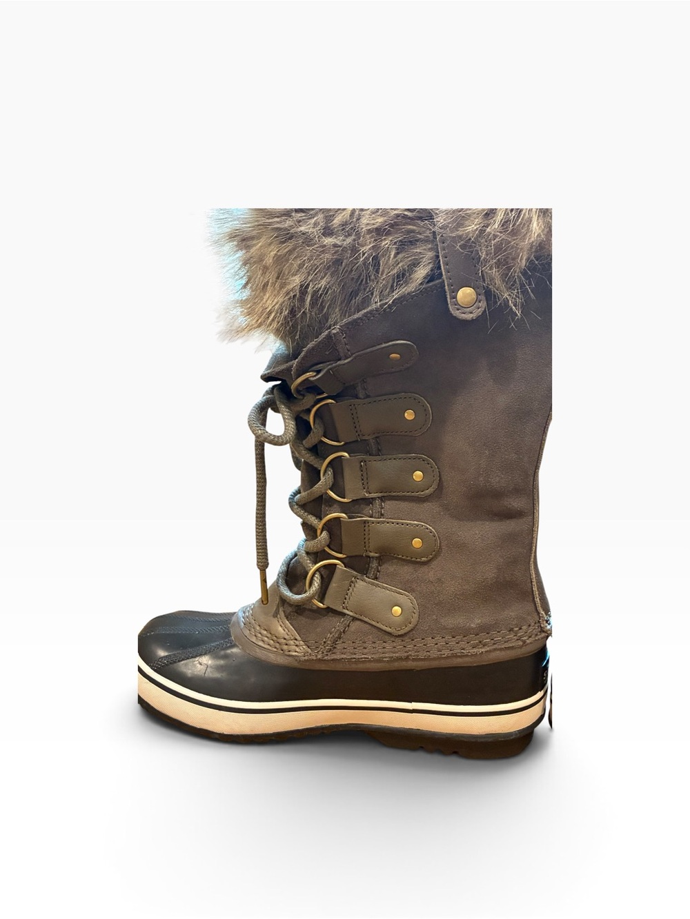 SOREL Joan of Arctic Winter Boots, Faux Fur Cuff and waterproof Rubber Shell - Picture 5 of 12